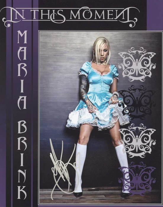 In This Moment autograph