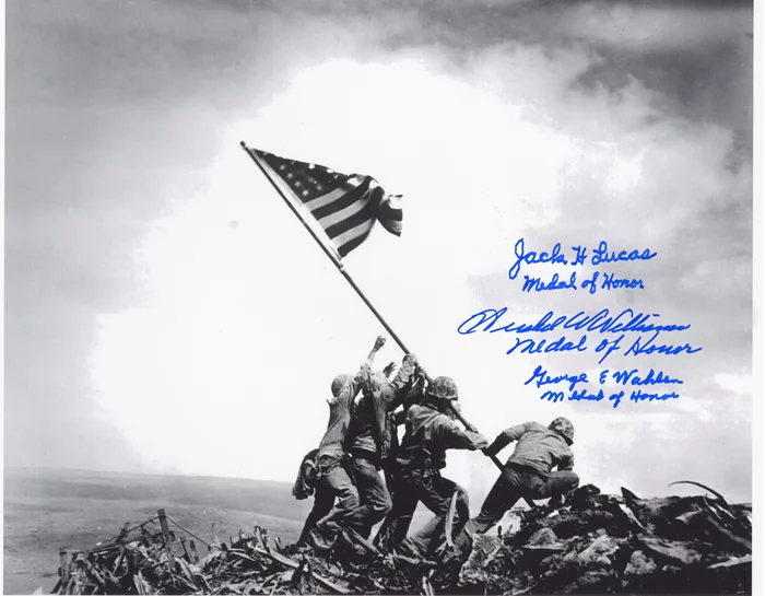 Iwo Jima autograph