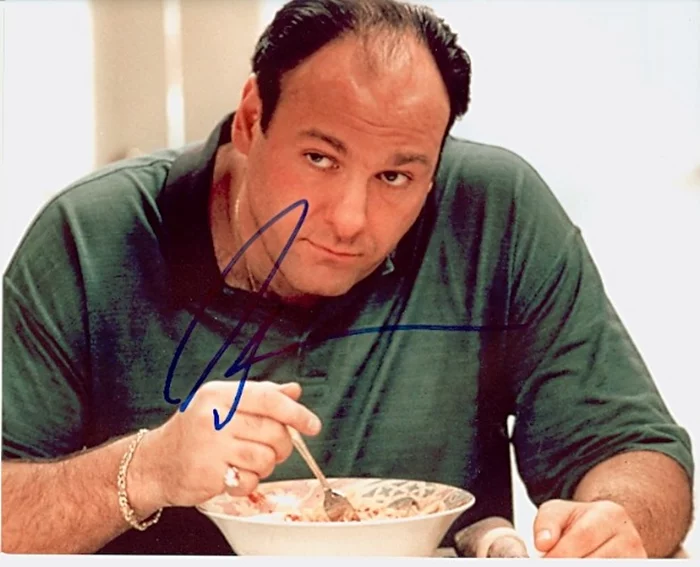 James Gandolfini autograph