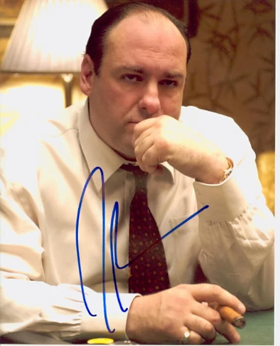 James Gandolfini autograph