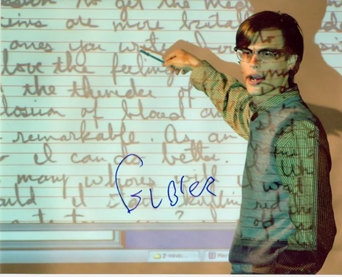 Matthew Gray Gubler autograph