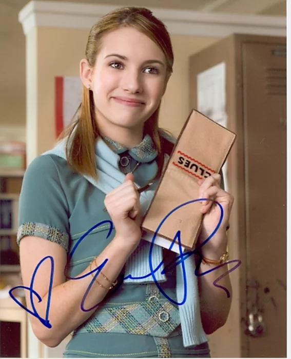 Emma Roberts autograph