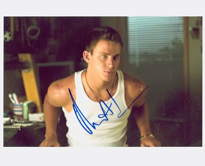 Channing Tatum autograph