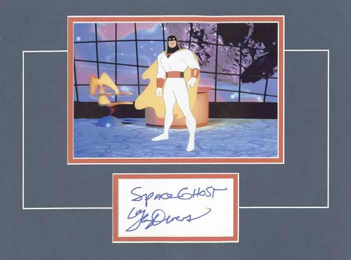 Space Ghost autograph