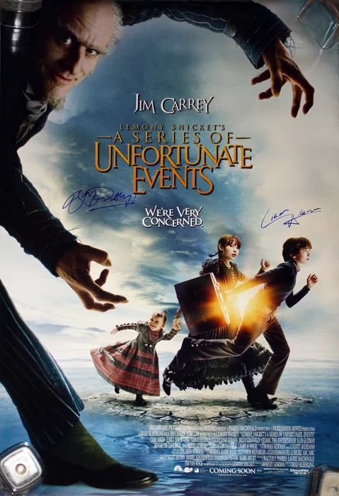 Lemony Snicket's A Series of Unfortunate Events autograph