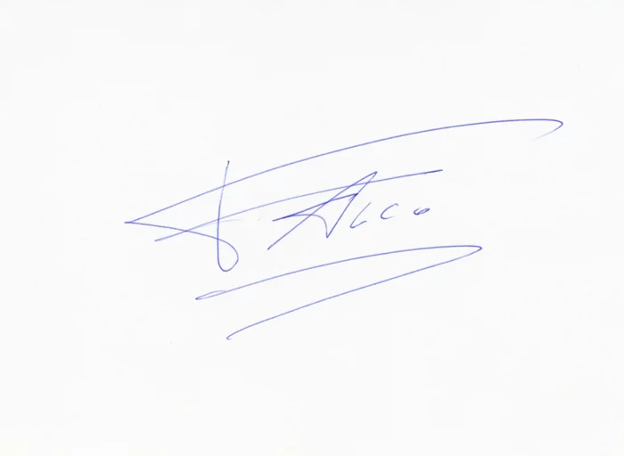 Falco autograph