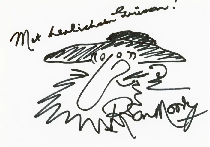 Ron Moody autograph