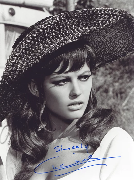 Claudia Cardinale autograph