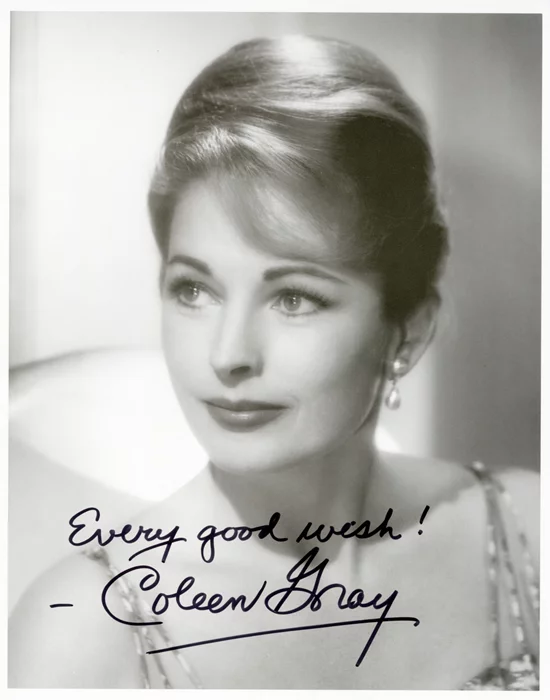 Coleen Gray autograph