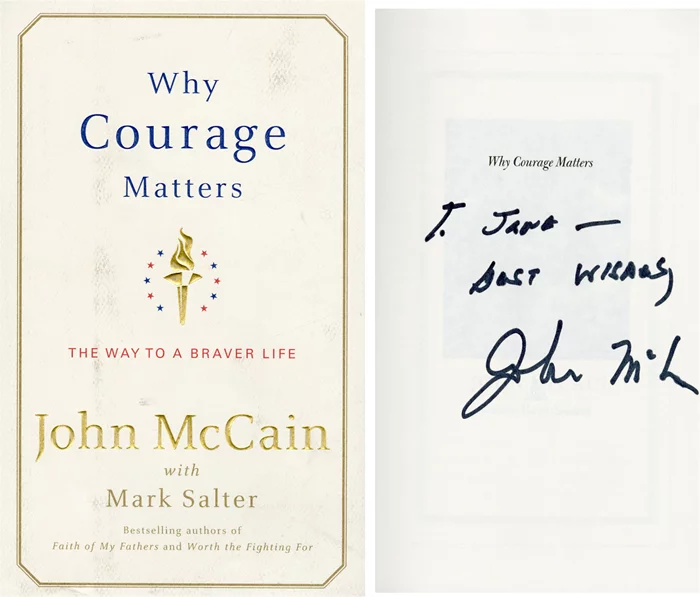 John McCain autograph