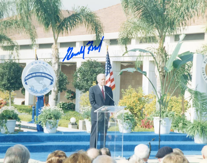 Gerald Ford autograph