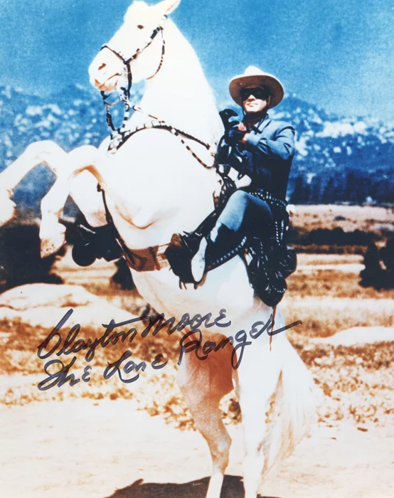 Clayton Moore autograph