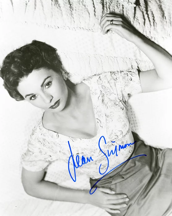 Jean Simmons autograph