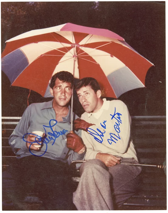 Martin & Lewis autograph