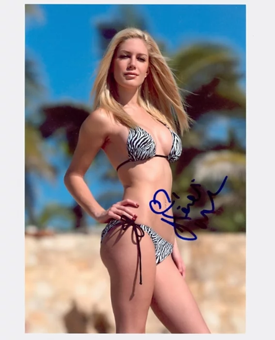 Heidi Montag autograph