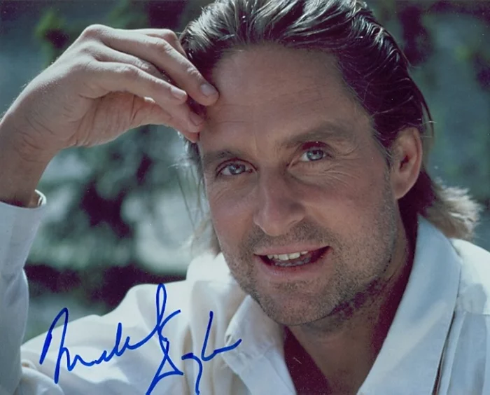 Michael Douglas autograph