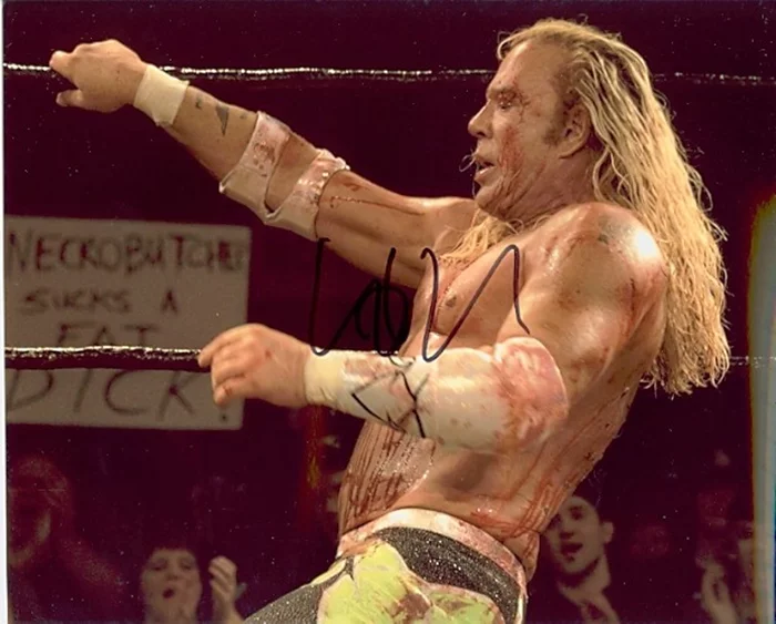 Mickey Rourke autograph