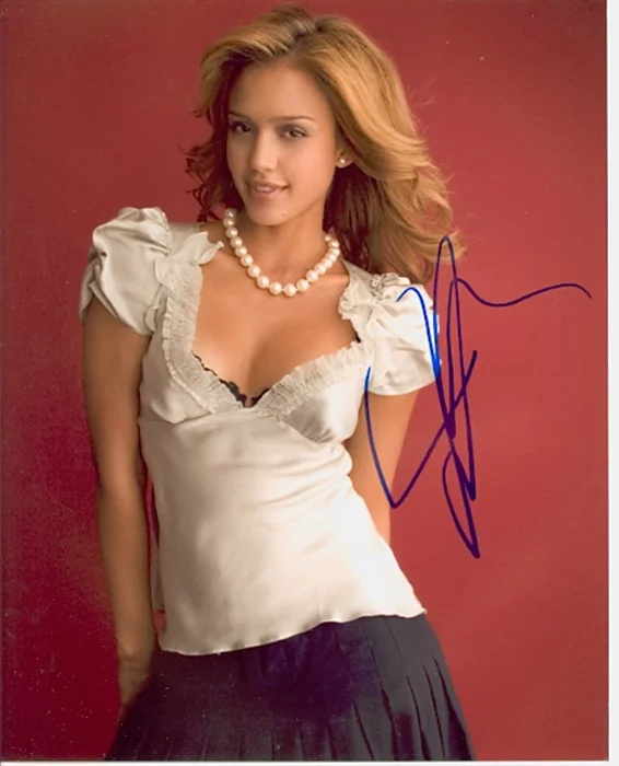 Jessica Alba autograph