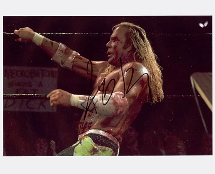 Mickey Rourke autograph