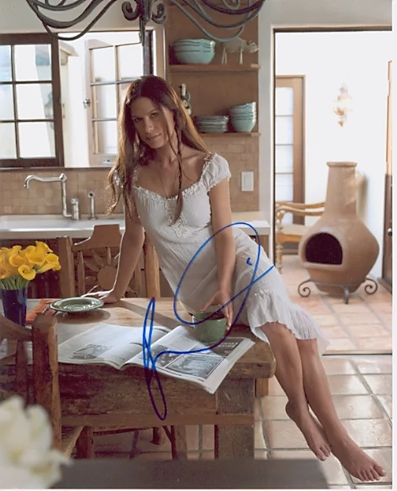 Rhona Mitra autograph