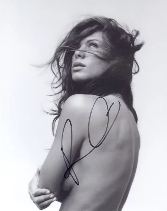 Rhona Mitra autograph