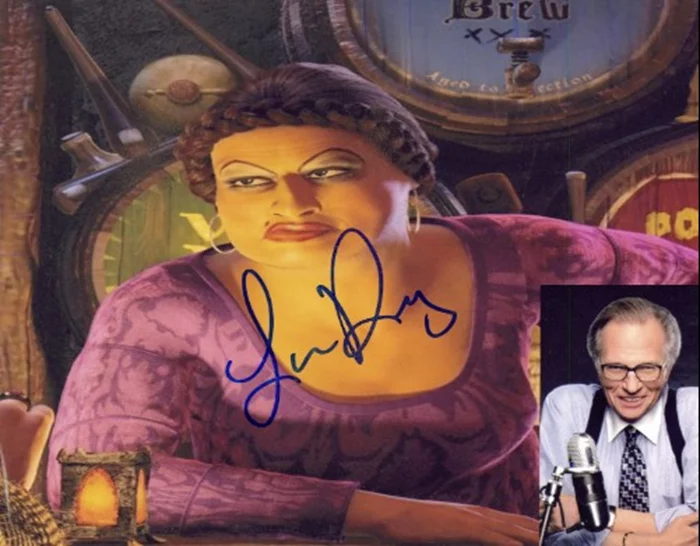 Larry King autograph