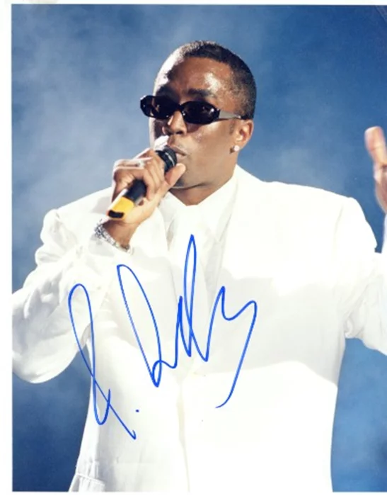 P. Diddy autograph