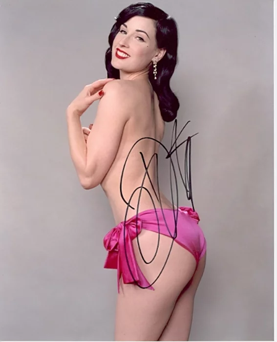Dita Von Teese autograph