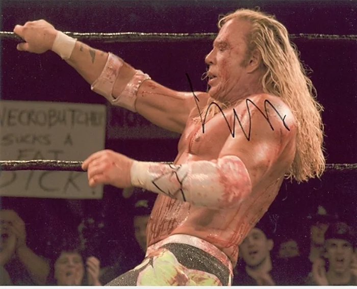 Mickey Rourke autograph