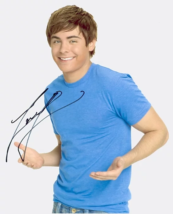 Zac Efron autograph