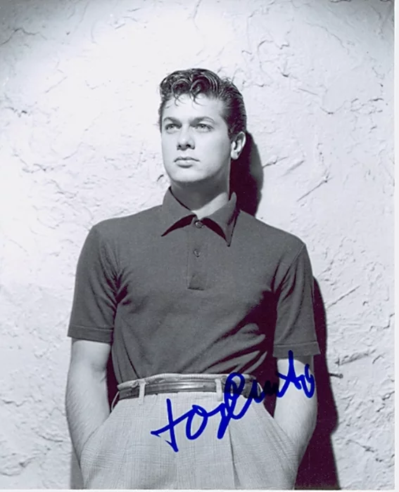Tony Curtis autograph