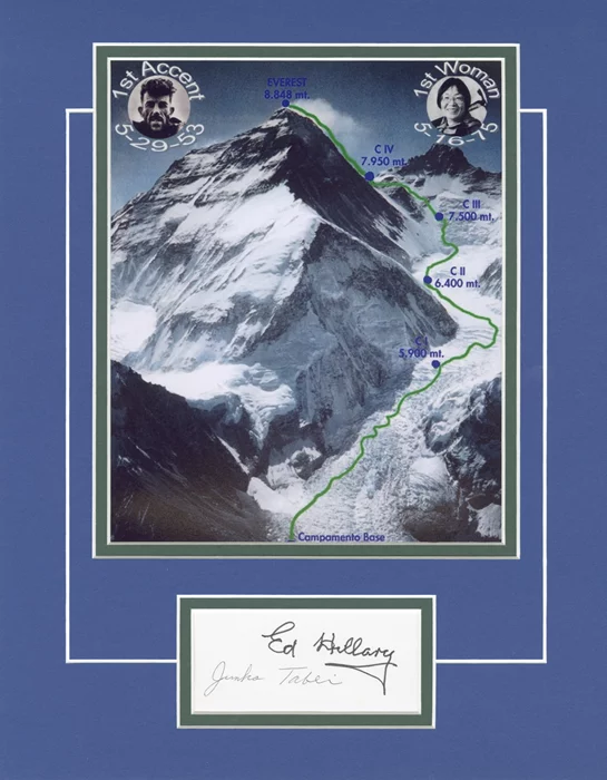 Mt. Everest Exploration autograph
