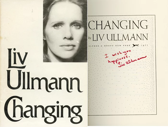 Liv Ullmann autograph