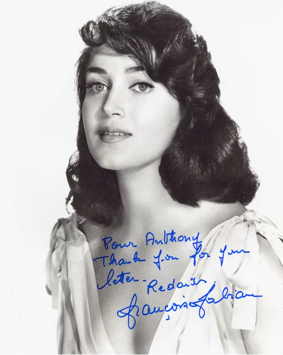 Francoise Fabian autograph