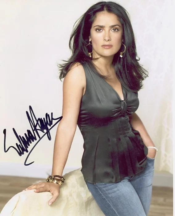 Salma Hayek autograph
