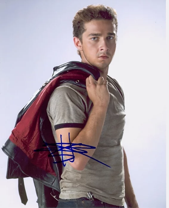 Shia LaBeouf autograph