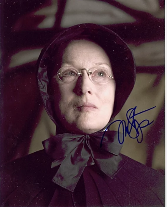 Meryl Streep autograph
