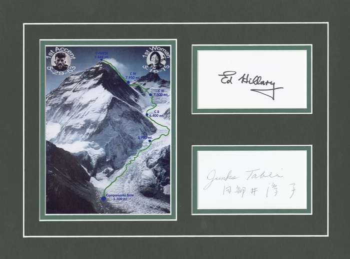 Mt. Everest Exploration autograph