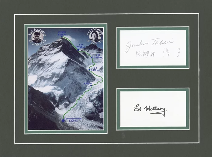 Mt. Everest Exploration autograph