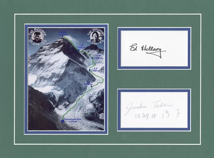 Mt. Everest Exploration autograph