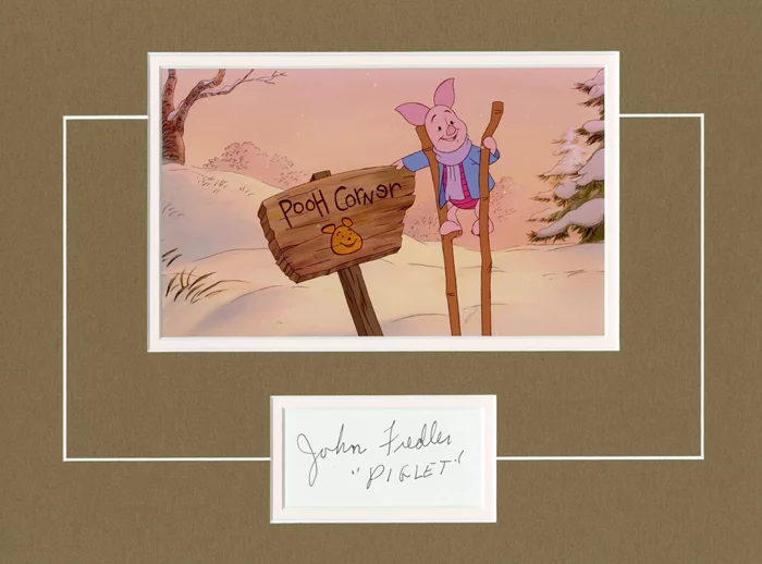 Piglet's Big Movie autograph