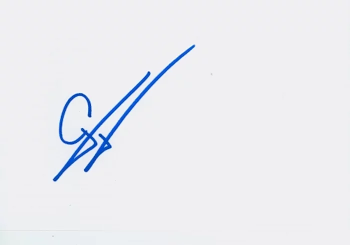 George Hamilton autograph