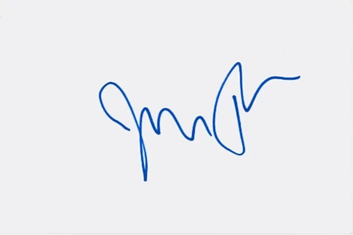 John Tesh autograph