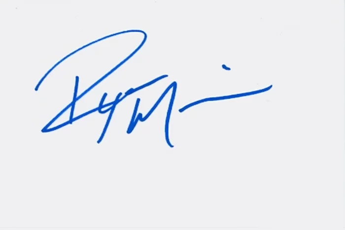 Ryan Merriman autograph