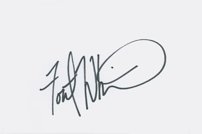 Forest Whitaker autograph