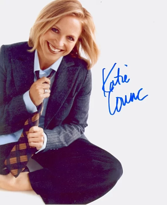 Katie Couric autograph
