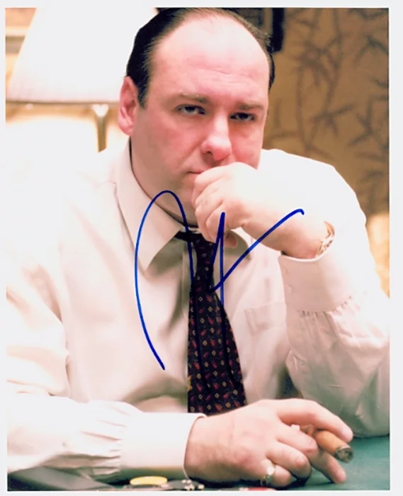 James Gandolfini autograph