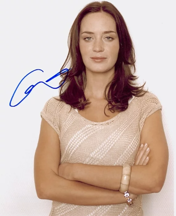 Emily Blunt autograph