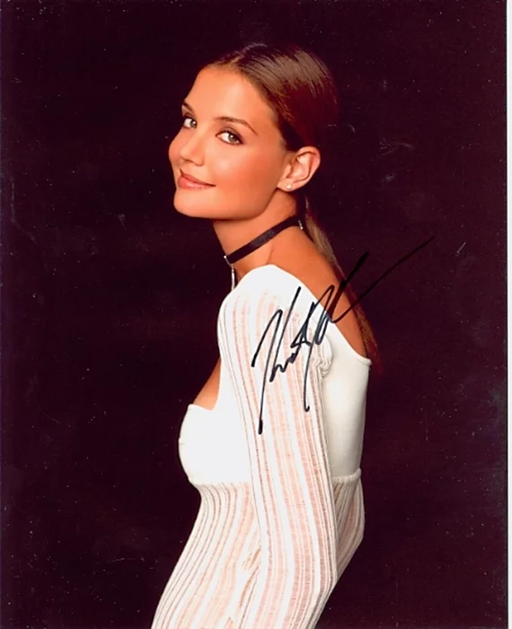 Katie Holmes autograph