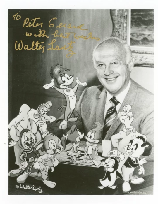 Walter Lantz autograph